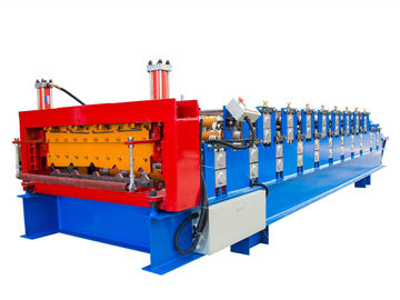 Chiny Łatwa instalacja Double Layer Roll Forming Machine, Maszyna do formowania płytek dostawca